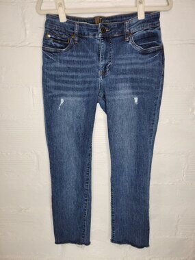 Kut From The Kloth Women's Size 6 Jeans Katy Boyfriend Raw Hem